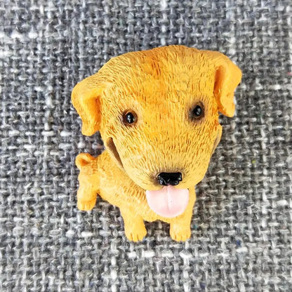 3D animal magnet refrigerator sticker simulation dog labrador Pug corgi Teddy Bichon resin Craft wall door home decoration gifts