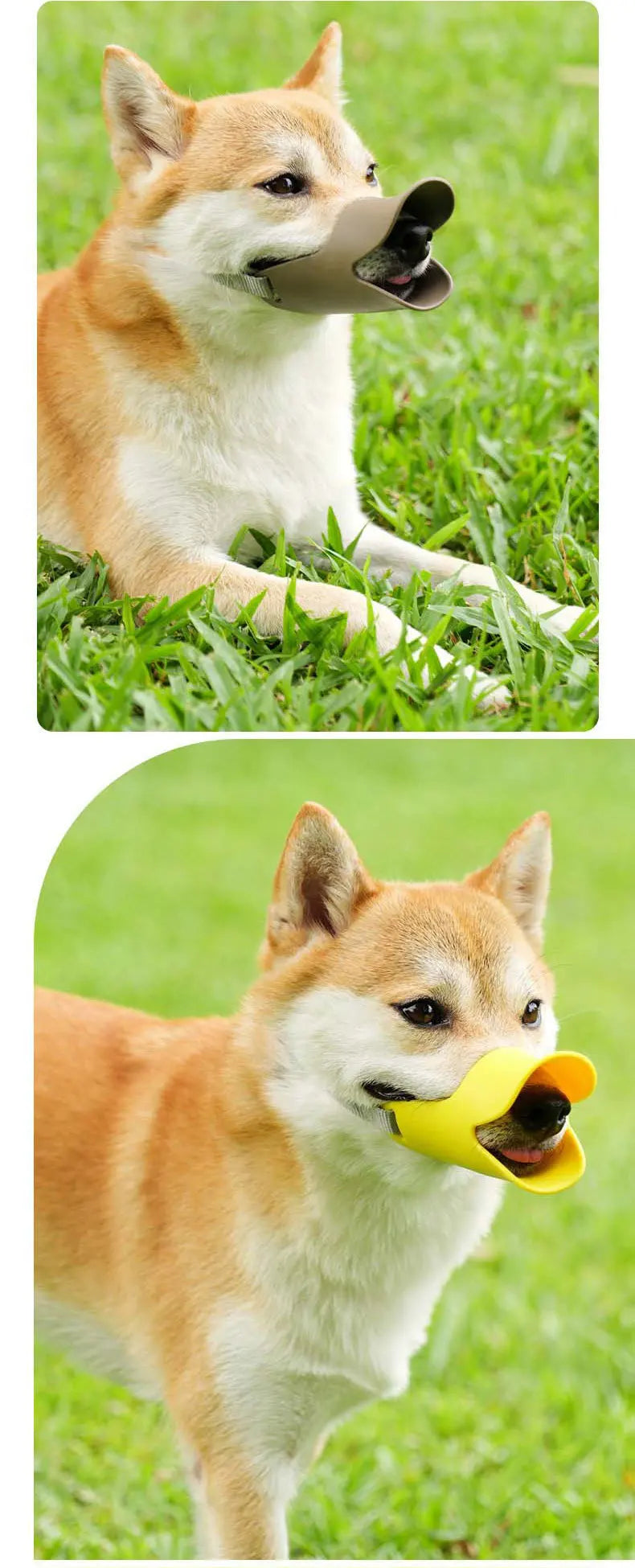Dog Silicone Duck Muzzle For Pet Anti Bite Stop Barking Small Large Dog Mask Safe Adjustable Mouthpiece Cover Pet Accessories