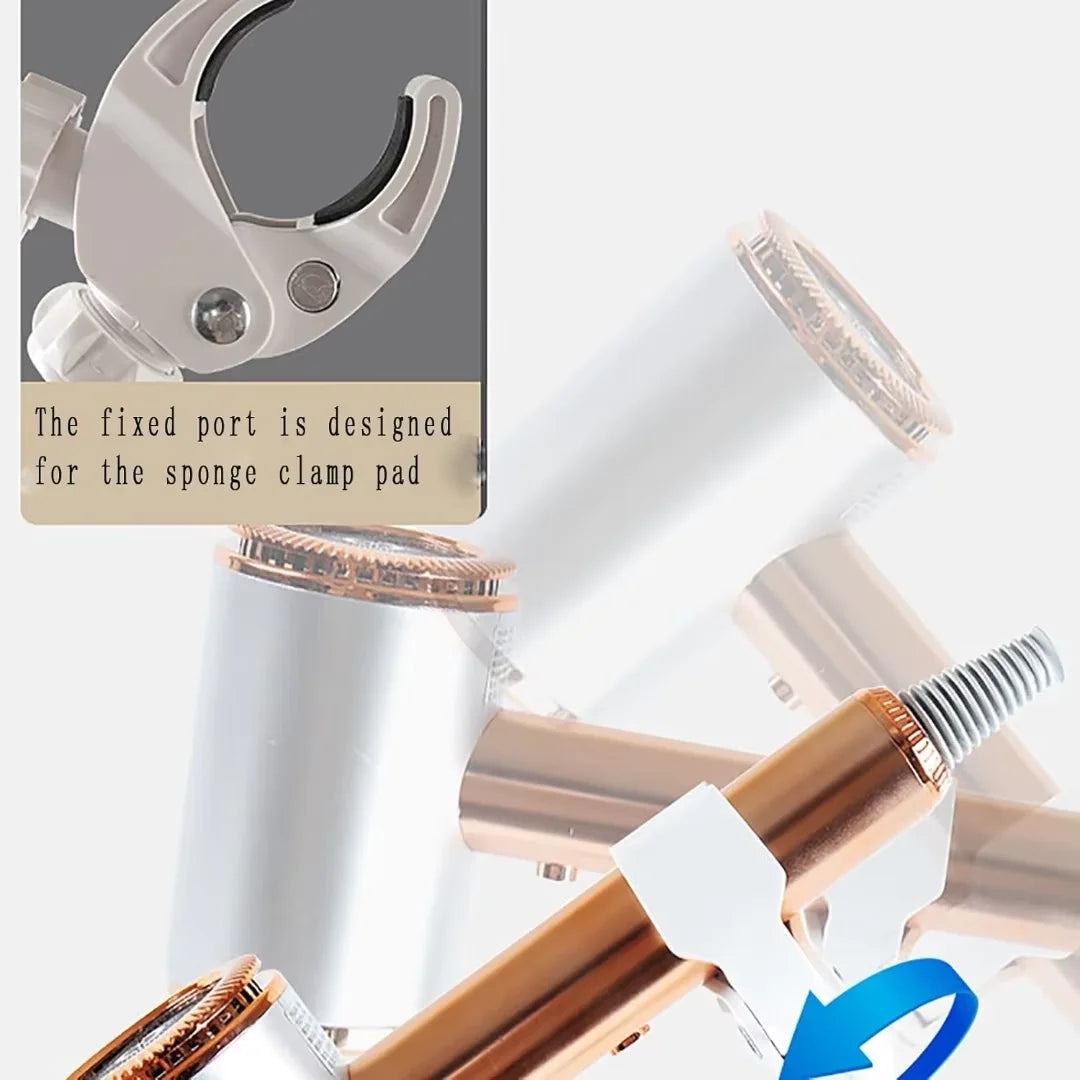 Hands Free Hair Dryer Holder Adjustable Height 360 Degree Rotation More Stable Holder for Dog Hair Dryer Stand Pet Grooming Tool