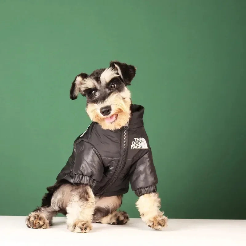 Winter Down Jacket for Schnauzer, Heavy Duty Dog Parka for Small Medium Dogs Warm Thick Vest French Bulldog Puppy Coats