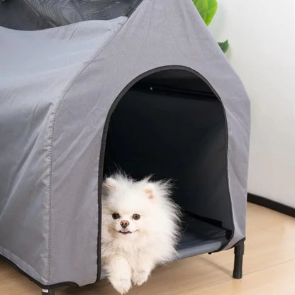 Manufacturer Wholesale Summer Dog Tent Waterproof Breathable Square Shape Classic Style Foldable with Packing