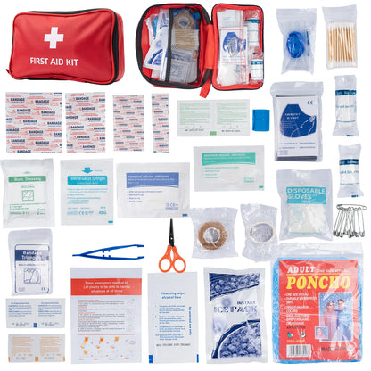 the COMPLETE PET FIRST AID - 101pcs/194pcs Pet First Aid Kit for Dogs & Cats - Emergency Bag for Hiking, Camping, Hunting, Home - Portable First-Aid Supplies