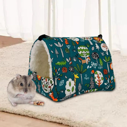 Soft House Nest For Parrot Ferret Squirrel Hamster Hammock Bed Hamster Sleeping Bed Guinea Pig Nest Warm Mat