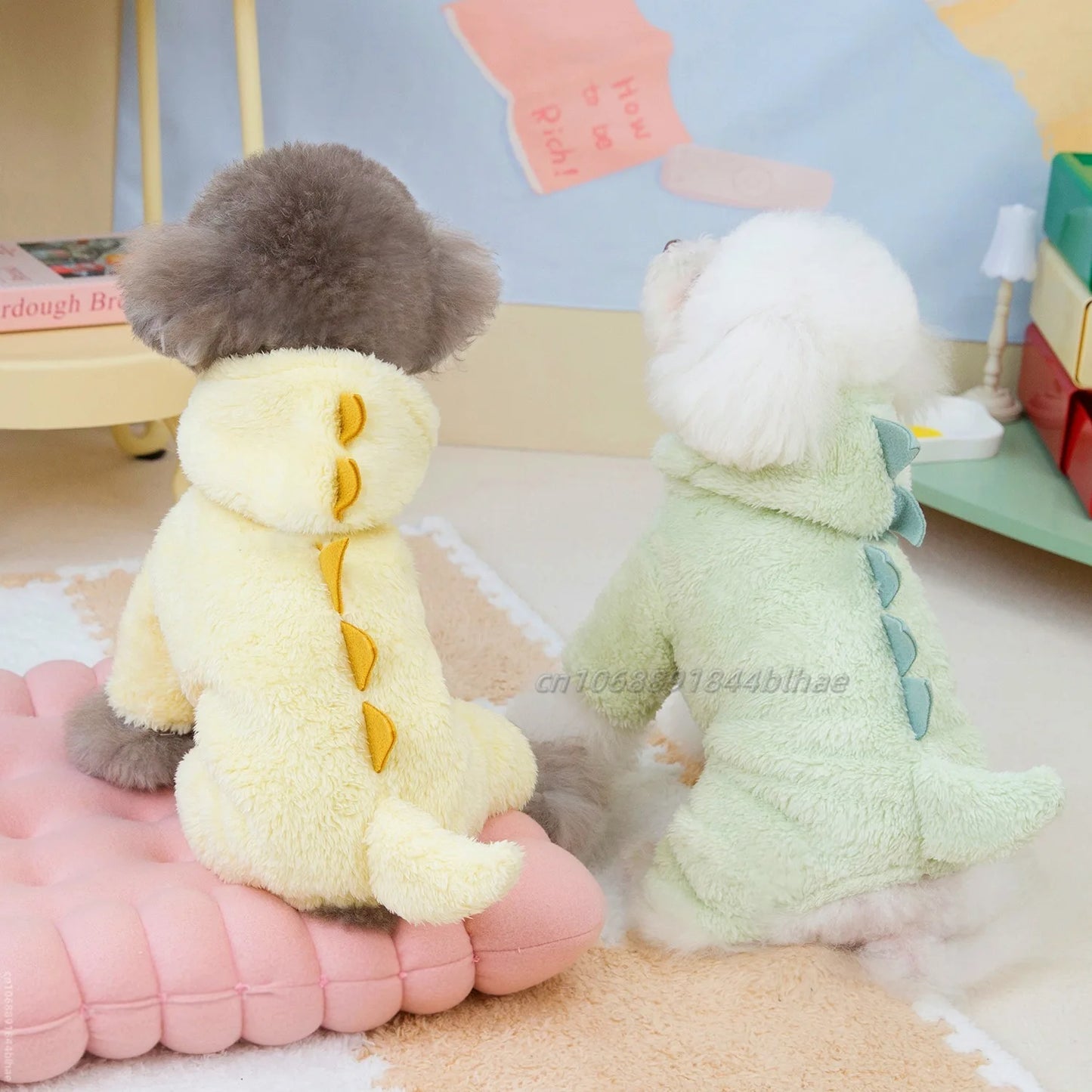 Winter Warm Fleece Pet Dog Jumpsuit for Small Medium Dogs Puppy Cat Pajamas Coat Chihuahua Clothes Pets Costume Yorkie Outfits