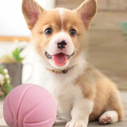 Dog Chew Toys - Interactive Squeaky Ball with Leakage Function for Teeth Cleaning & Boredom Relief, Durable TPR Material,