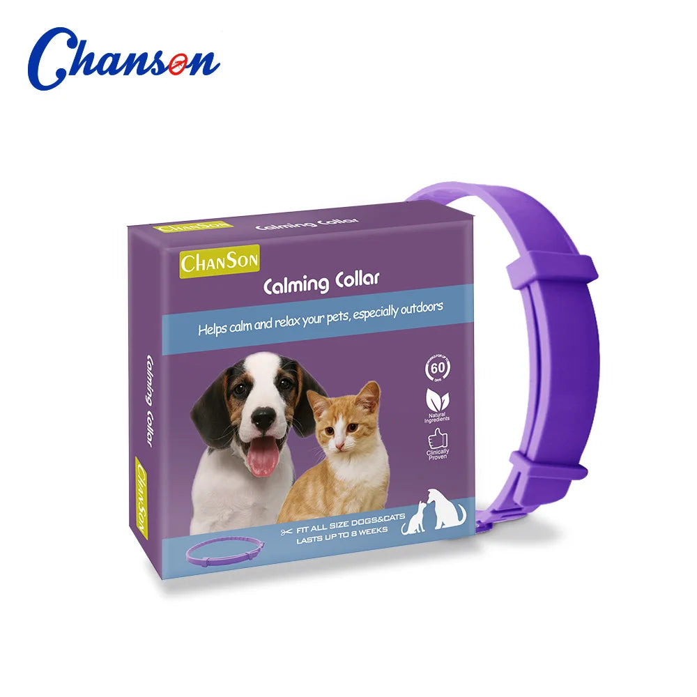 the TRANQUILTAIL CALMING COLLAR - Pet Calming Collar for Cats/Dogs, Adjustable Anxiety Pheromone Reducing Pet Collar, Lasting Natural Calm Relax Soothing Collars