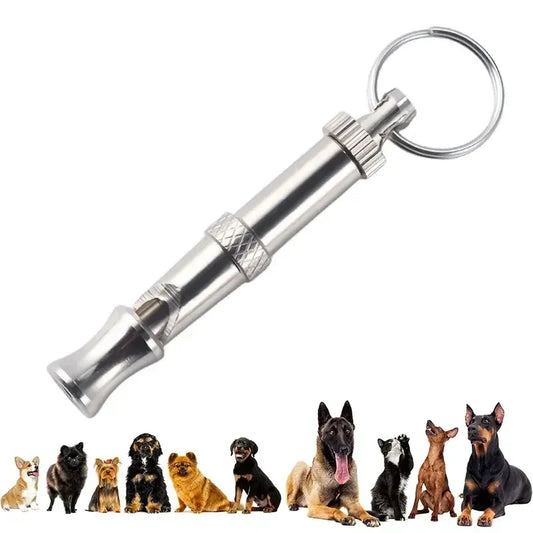 1/2Pcs Dog Whistle To Stop Barking, Adjustable Sound Pitch Dog Whistle With Keychain, Professional Recall Pet Puppy Cat Dog