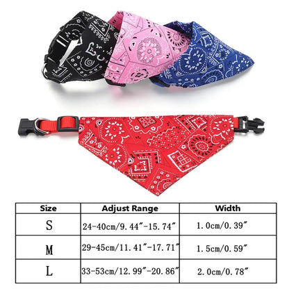 Adjustable Pet Puppy Cat Scarf For Cat Small Medium Large Dogs Bandana Collar Birthday Party Dress Up Pet Accessories