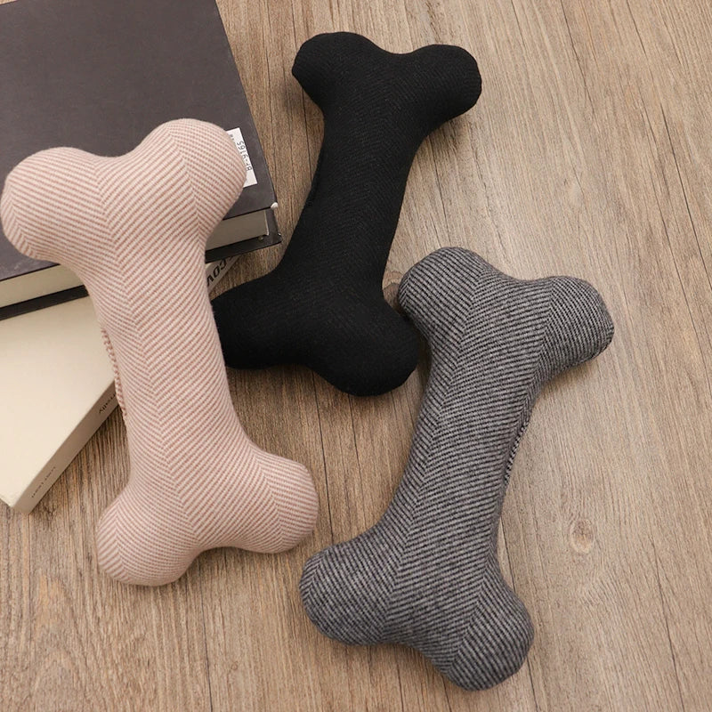 Interactive Dog Joint Sound Puppy Toys Bone For Small Resistant Squeak Dogs Indestructible Dog Plush Chewing Toy Pet Bite Toys