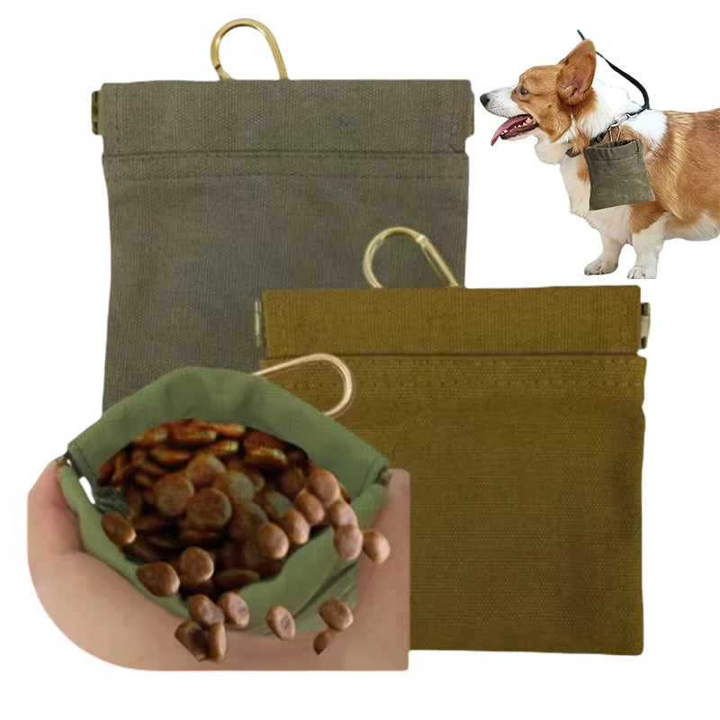 the SNACK BAG - Dog Training Snack Bag, Outdoor Travel Dog Food Storage Container, Treat Pouch Portable Food Dispenser Bag, Durable Pet Accessories