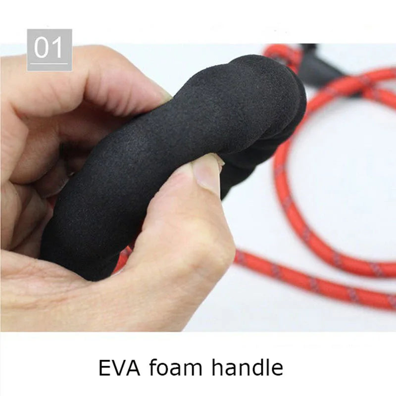 the COMFORT GRIP SAFETY LEASH - Reflective Dog Leash with Comfortable Padded Handle - Double Heavy Duty Traction Rope for Strong Dogs - Enhance Safety and Control