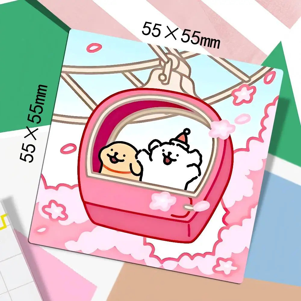 Cute Line Puppies Maltese &Golden Pattern Refrigerator Magnets Personalized Photo Refrigerator Magnets Photo