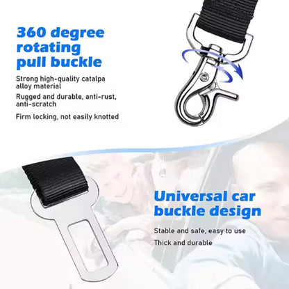 Advanced Dog Car Seat Belt Pet Dog Car Seat Nylon Material Seat Buckle Adjustable Length Suitable for Any Pet Dog Traction Rope
