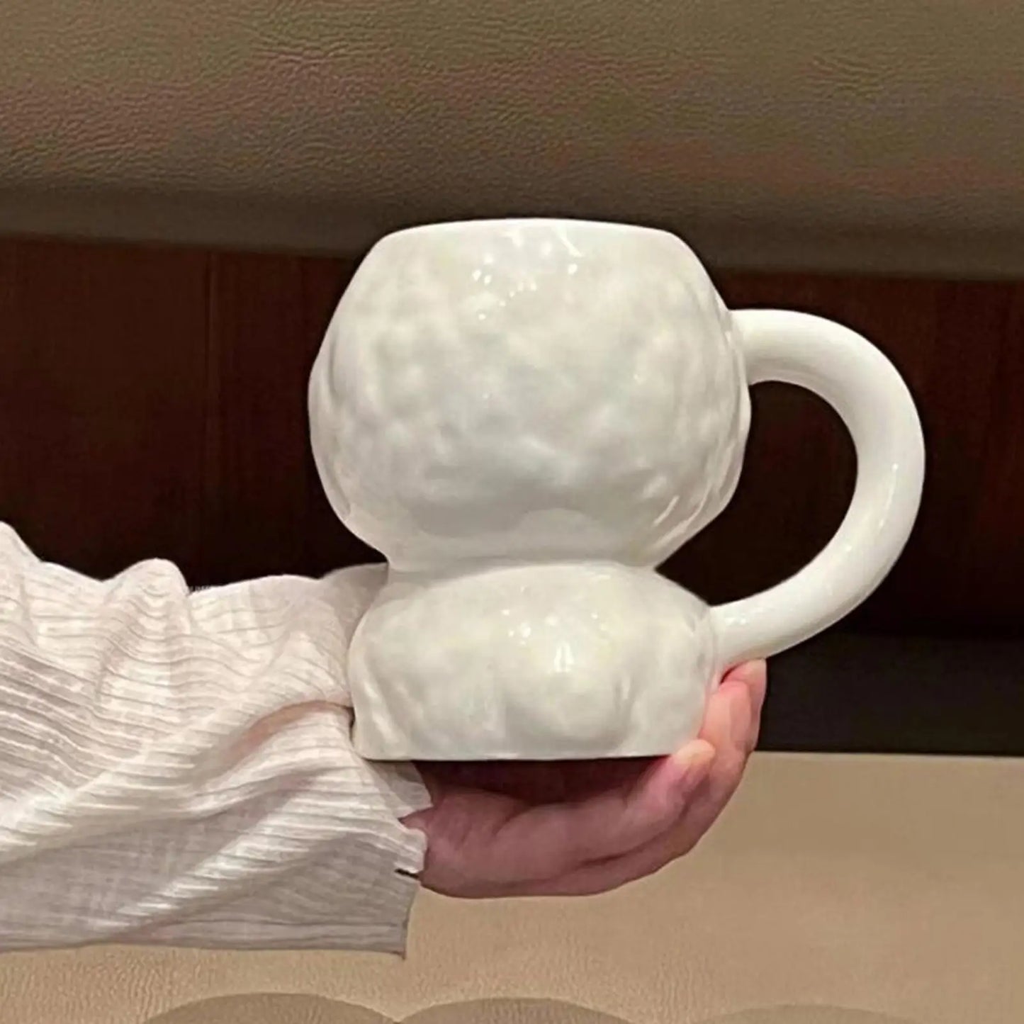 Novelty Puppy Mugs Bichon Frise Puppy Ceramic Mug Cute Creative Home Drinking Cup Coffee Cup Couple Cup Festival Gifts