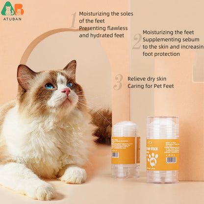 the DOG PAW BALM - Moisturizer & Protection for Dog Feet & Foot Pads - Soothe, Heals, Repairs Moisturizes Dry, Cracked & Damaged Paws and Noses