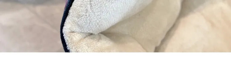Deep Sleep Dog House High Back Warm Donut Bed for Small Medium Dogs Thick Plush Winter Bed for Teddy French Bulldog Puppies Cats