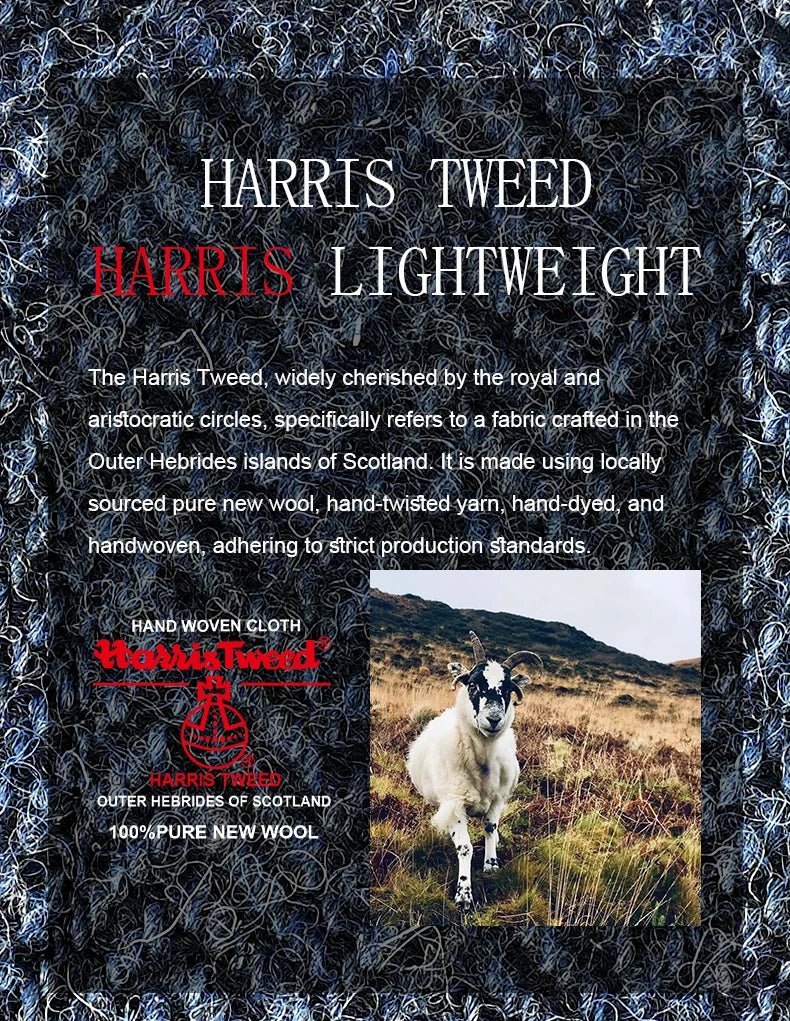 the TWEEDTREK HARNESS SET - Truelove Pet Harness Leash Set, Harris Tweed Fabric, No Pull Dog Vest Harness for Walking/Training, Adjustable, Easy Control