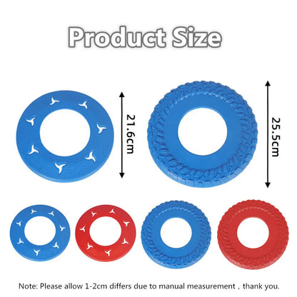 Funny Dog Toys Interactive Throwing Flying Disc Outdoor Training Toy Bite Resistant Puppy Chew Toys Pets Dogs Flying Saucer Game