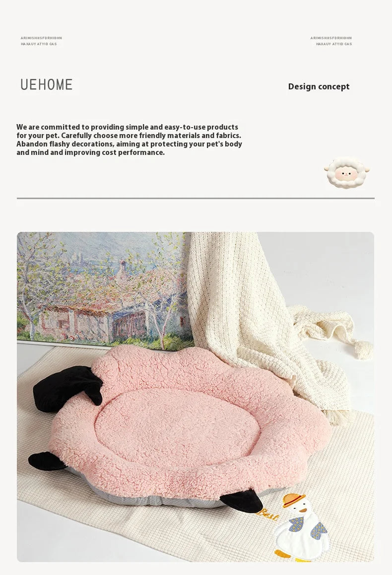 New Cute Cloud Sheep Mimi Mat, Cat and Dog Universal Cute Warm Winter Mat, Pet Mattress, Cat Winter Mattress, Pet Sofa