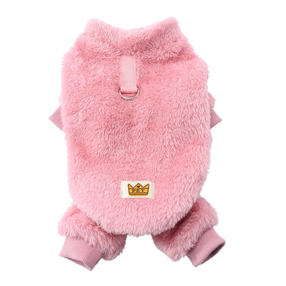 Pet Dog Jumpsuit Cozy Dog Clothes For Small Medium Dogs Cats Autumn Winter Puppy Soft Costumes Chihuahua French Bulldog Clothing