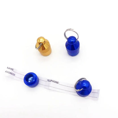 the TRUEHOME METAL ID TAG - Metal Pet Dog/Cat ID Tag, Name Address Phone Label Identity, Hanging New Silver Personalized Anti Lost Pet Collar Accessories