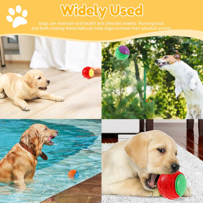 1Pcs Squeaky Balls Toys Dogs Interactive Toys TPR Dog Chew Toy for Dog Pet Teeth Cleaning Bite Resistance  Pet Supplies