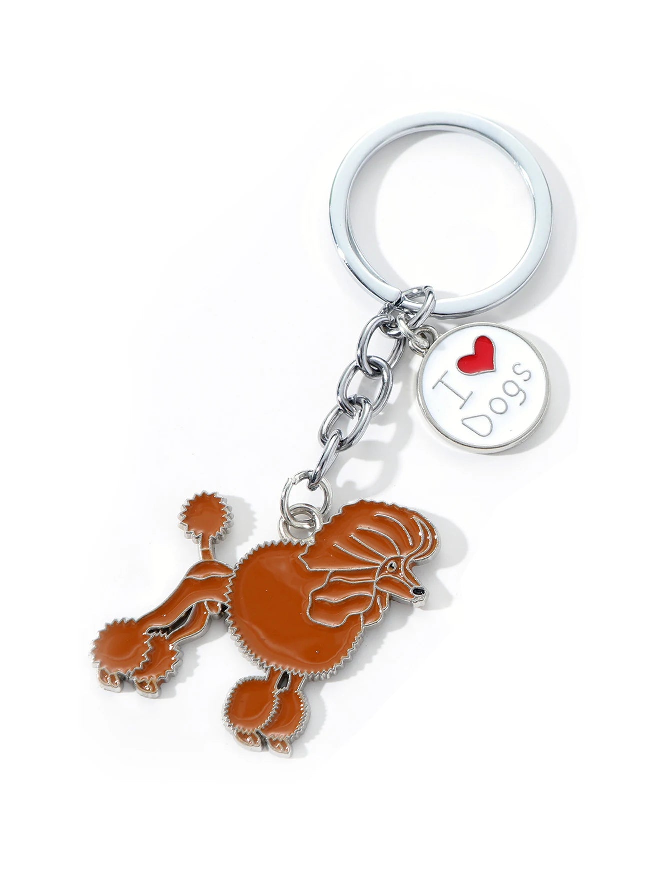 I LOVE Alaska Husky Dog Keychain Cute dachshund  animal Cartoon dog Keychain dog Gift For woman Man Jewelry