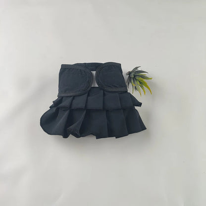 Female Dog Skirt Edge Physiological Pants Washable And Reusable Anti-Harassment Pet Dog Diaper Pants