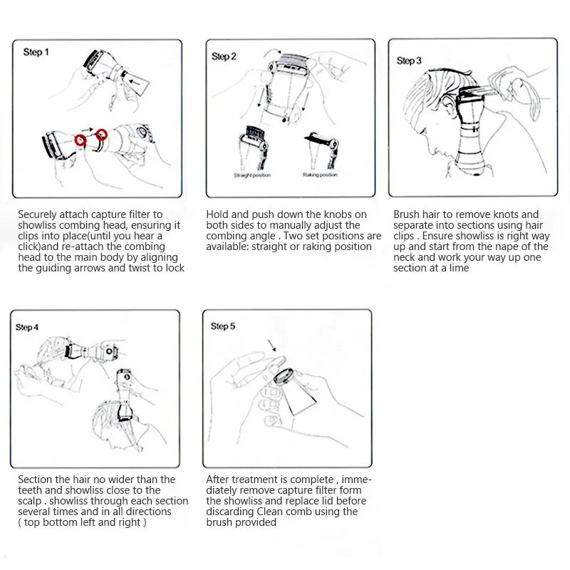 Electric Pet Lice/Flea Remover Comb: 3-in-1 Physical Killer Brush for Cat/Dog Hair Cleaning | Chemical-Free & Multi-Functional