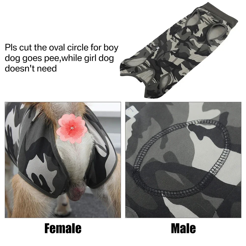 Recovery Suit for Dogs and Cats After Surgery Surgical Shirt for Female Male Pets Cone E-Collar Alternative Vest Prevent Licking