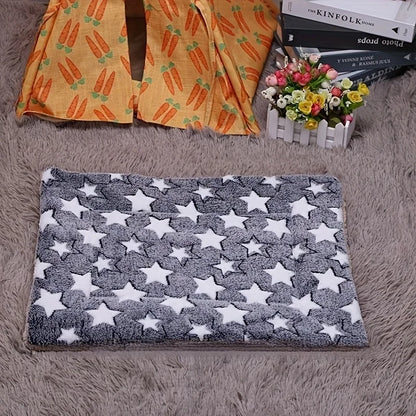 1pc Ultra-Soft Thermal Dog Crate Pad | Winter Heated Pet Bed Mat with Orthopedic Support for Warm Sleeping