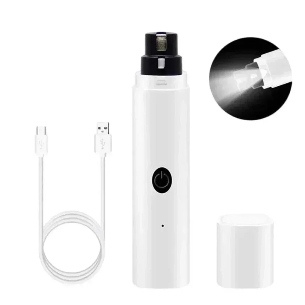 Electric Pet Nail Clipper USB Charging for Dogs Cats Portable Safe Nail Grinder for Small Medium Large Puppies  Kittens Grooming