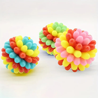 TPR Pet Dog Chew Toy Bite-Resistant Pet Ball Toy for Small Medium Dogs Durable Puppy Teeth Grinding Cleaning Toys Dog Accessorie