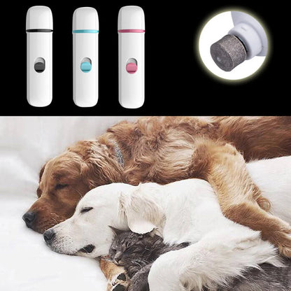the PAWPERFECT GRINDER - Electric Pet Nail Trimmer, USB Powered Low Noise Pet Nail Grinder, Clipper for Dog/Cat, Grooming Care Electric Dog Nail Grinder