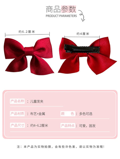 the BEAUTY BOWS - 2PCS Solid Dog Bows, Dog Hair Clips, Pet Bowknot, Doggy Hair Grooming Products for Puppy/Kitten/Dog, Hair Barrette Pet Accessories