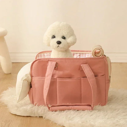 Portable Dog Carrier Handbag - Shoulder Bag for Puppy & Cat Pet Go Out Travel Bag Suitable For Small Dogs Essential Pet Supplies