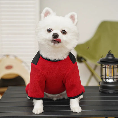 Pet Dog Clothes Soft Warm Fleece Dogs Jumpsuits Pet Clothing for Small Dogs Puppy Cats Clothes Chihuahua Yorkshire Costume Coat