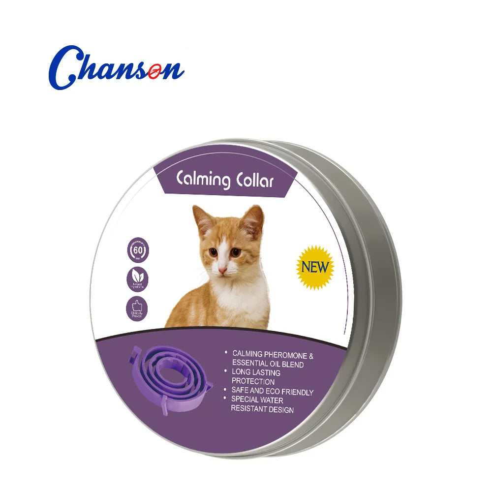 the TRANQUILTAIL CALMING COLLAR - Pet Calming Collar for Cats/Dogs, Adjustable Anxiety Pheromone Reducing Pet Collar, Lasting Natural Calm Relax Soothing Collars