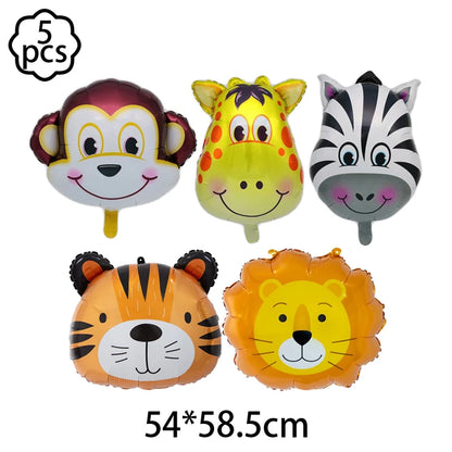 Jungle party Banner Garland Hanging swirls decor Jungle Wild One Birthday decor Safari Jungle Animals Birthday Party Decoration