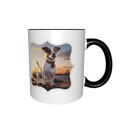 Dog Jack Russell Terrier -cute Gift Jack Russell Terrier For Mom Mug Funny Ceramic Coffee Cups Tea Mugs Milk Cup Drinkware Gifts
