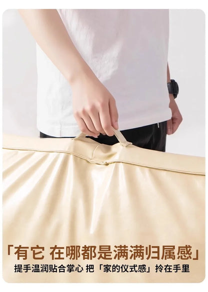 t‌he COZY COOLING PET MAT - All-Season Washable Leather Dog Bed - Removable Pet Mat, Summer Cooling Pad, Cozy Sleep Solution, Durable Pet Furniture