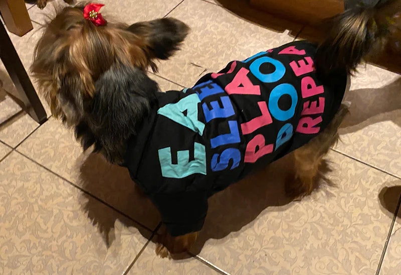 the TINYTAIL COTTON SHIRT - Cheap Cotton Puppy Dog T-Shirt for Small Dogs, Hot Sale Print Pet Clothes, Yorkshire, Pomeranian, Pug, Cat Shirts