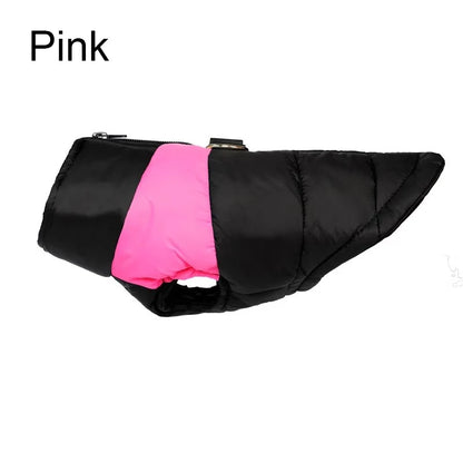 the WARMER JACKET - Pet Waterproof Warm Large Dog/Coat/Puppy Clothing, Pet Vest Jacket, Winter Warm Dog Clothes, Waterproof Pet Vest Zipper Jacket