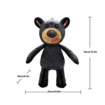 Plush Pet Squeaky Toys Pet Dog Canvas Toys  Robust Bear Dog Toy Interactive Dog Toys Animal Pet Toys