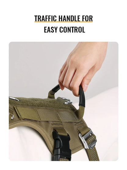 Truelove Escape Proof Pet Harness No Pull Reflective Adjustable Soft Padded Pet Vest Service Dog Harness Handle Climbing TLH7011