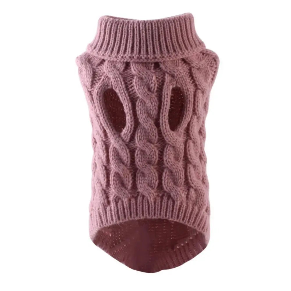 Dog Sweaters for Small Dogs Sweater Winter Dog Clothes Boy Chihuahua Yorkie Sweater Warm Pet Clothes Knitted Solid Puppy