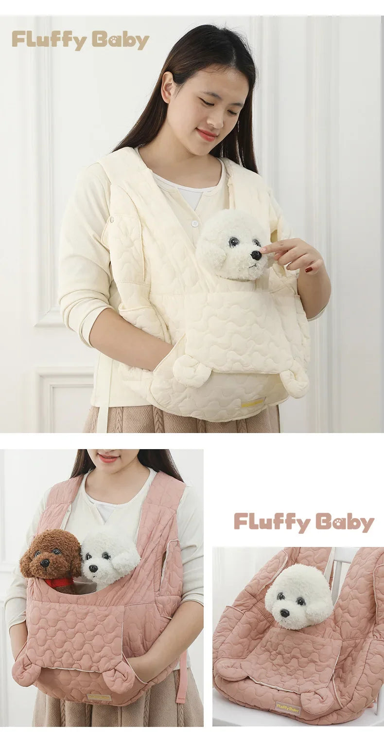 Winter Chest Pet Bag Extra Large Capacity Dog and Cat Bag Waterproof and Wind Resistant Portable Pet Bag