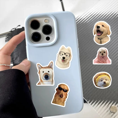 100-500pcs Funny Cartoon Dog Meme Stickers Decals Graffiti Phone Case Skateboard Car Kawaii Decals Children Reward Stickers