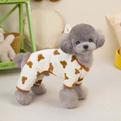 For Dogs Jumpsuit Puppy Pajamas Small Medium Pet Clothing Elegant Four Legs Clothes Chihuahua Pomeranian Costume Pet Supplies