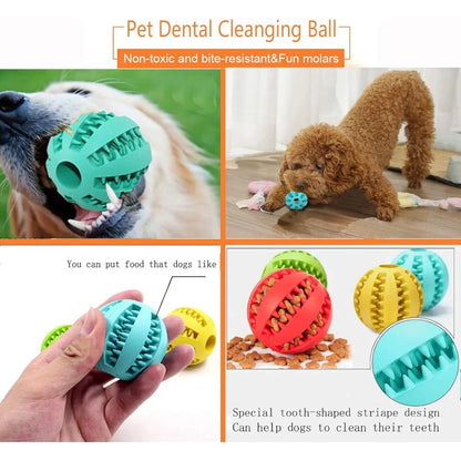 Dog Rope Ball Bite Resistance Training Ball with Rope Interesting Puzzle Teething Toy for Molar Teeth Cleaning Boredom Relieving